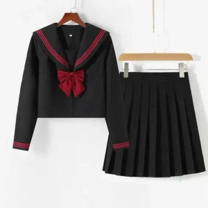 Uniforme lycéenne japonaise noir
