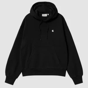 W' Hooded Casey Sweat Black / Silver