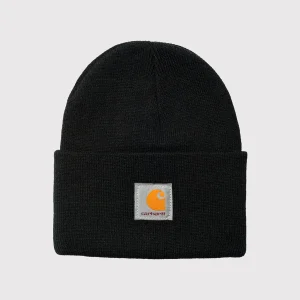 Acrylic Watch Hat Black