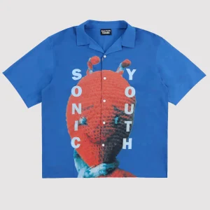 Alien Camp Collar Shirt Blue