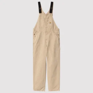 Bib Overall Dusty H Brown Faded