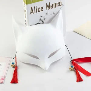 Masque Kitsune blanc