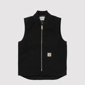 Classic Vest Black Rinsed