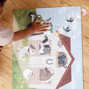 Coffret Grand Puzzle A La Ferme 30 pièces