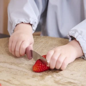 Couteaux d’apprentissage Vert/Bleu ou Taupe/Rose