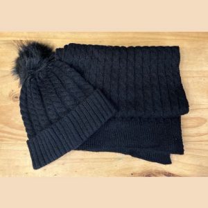 Ensemble bonnet echarpe