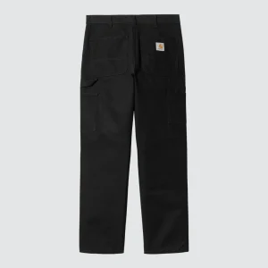 Double Knee Pant Black Rigid