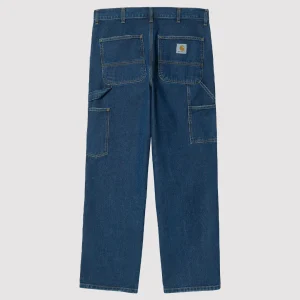 Double Knee Pant Blue Stone Washed
