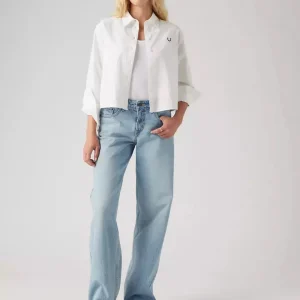 Jeans Low Loose - Blasted Stone