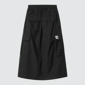 W' Jet Cargo Skirt Black Rinsed