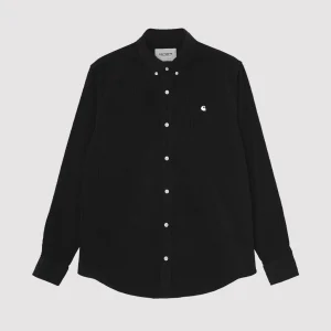 L/S Madison Cord Shirt Black / Wax