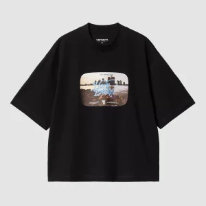 W' S/S Greatest Flicks T Shirt Black