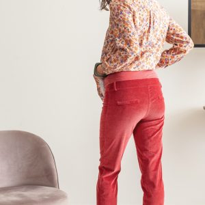 Pantalon Velours coupe droite érable