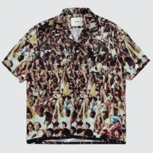 Scottie Mesh Shirt Allover Print