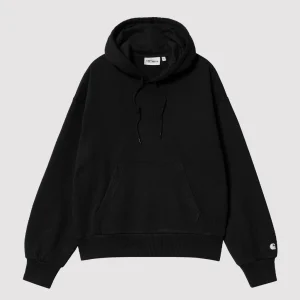 W' Hooded Casey Sweat Black / Silver
